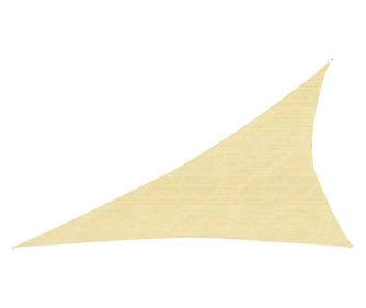 Πανί σκίασης, μπεζ, 4x5x6,8 μ., HDPE, 160 γρ./μ²