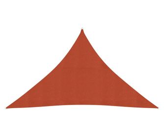 Πανί σκίασης, κεραμιδί, 3x3x4,2 μ., HDPE, 160 γρ./μ²
