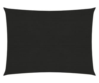 Ύφασμα σκίασης, μαύρο, 5x6 μ., HDPE, 160 γρ./μ²