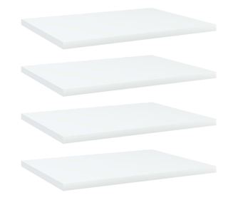 4 db Polclap, Fehér, 40 x 30 x 1,5 cm, Forgácslap