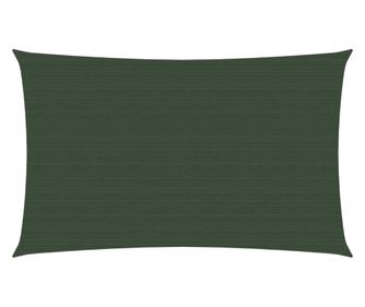 Σκίαστρο πανί, σκούρο πράσινο, 3x5 μ., HDPE, 160 γρ./μ²