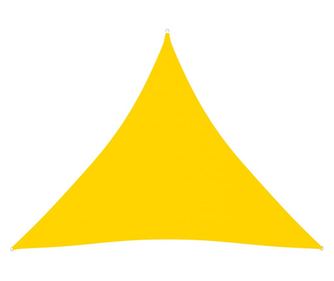 Sjenilo tkanina, žuto, 6x6x6 m, oxford tkanina, trokutasto