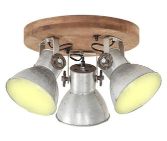 Ipari mennyezeti lámpa, ezüst, 25 W, 42 x 27 cm, E27