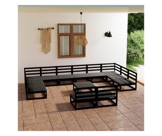 Kerti btor garnitra, 13 darabos, tmr fenyfa