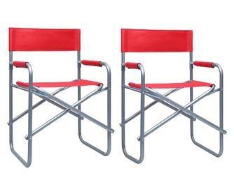 Rendezi szkek, 2 db, piros, acl