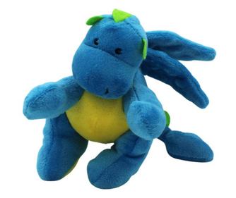 Dinozaur bleu cu sunet pentru căței
