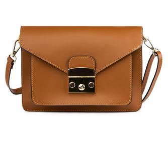 Poseta dama din piele naturala Catalina cognac