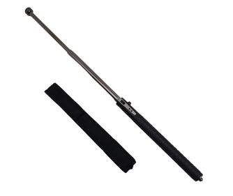IdeallStore® automatska teleskopska palica, Defense Guardian, 65 cm, integrirana sigurnost, crna
