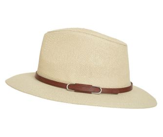 Palarie din paie pentru barbati, PAMI, PB-0223-195-2, 60 cm, Bej