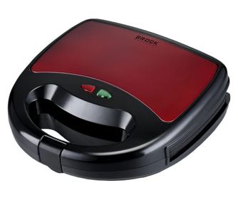 Aparat de sandwich 4 in 1 SSM 6004 RD cu placi interschimbabile, pentru pregatire sandwich, nuci, waffe sau grill, 750 W
