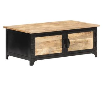Масичка за кафе, 90 x 50 x 35 см, масивно мангово дърво