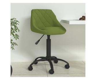 Kuhinjski stol, svetlo zelen, žamet