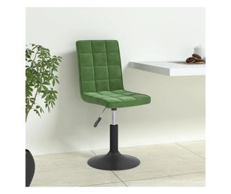 Scaune de bucătărie pivotante, 4 buc., verde închis, catifea