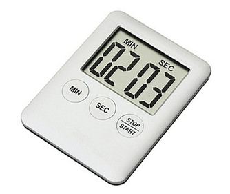 Cronometru electronic de bucatarie cu magnet, display LCD, Gonga® Alb
