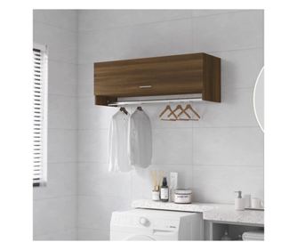 Omara, rjava hrast, 100x32,5x35 cm, obdelano leso