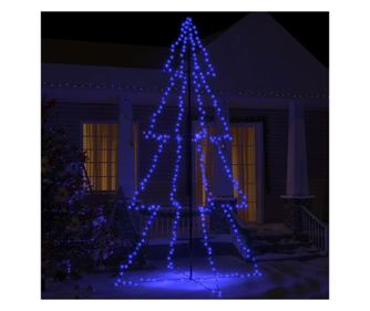 Karcsonyfa kpos 360 LED, 143x250 cm, beltri s kltri