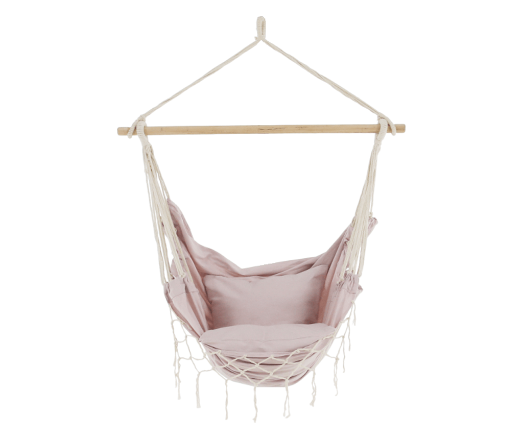 Fotoliu balansoar suspendabil, roz 100x130x55 cm
