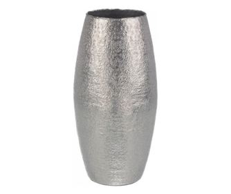 Vaza flori aluminiu argintiu Graceful 18x39 cm
