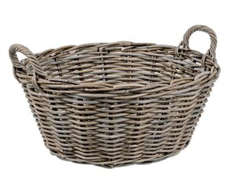 Set 2 cosuri rattan maro Narra 59x48x26 cm