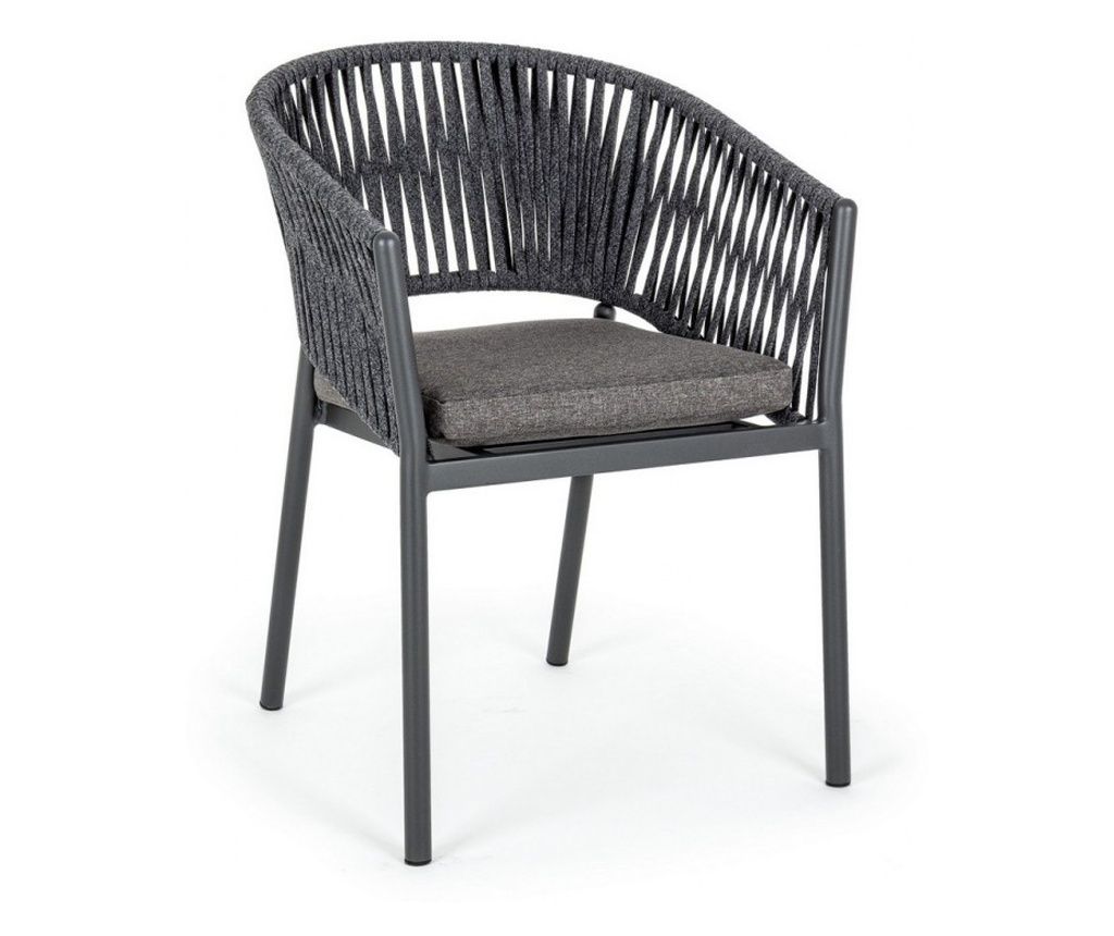 Σετ 4 Γκρι Καρέκλες Florencia 57x60x80 εκ.