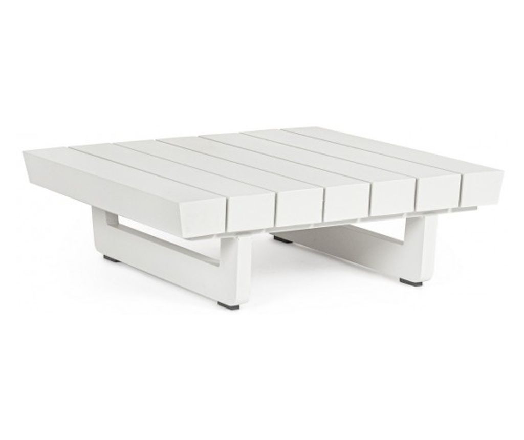 Λευκό Αλουμινένιο Τραπέζι Infinity 73.5x73.5x24 εκ.