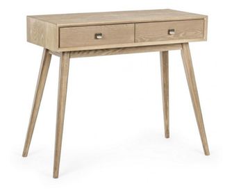 Alannis hnedý drevený konzolový stolík 90x40x78 cm