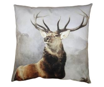 2 darabos Ren barna-szürke poliészter párnahuzat szett, 45x45 cm