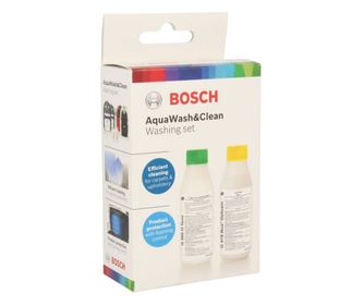 Bosch AquaWash & Clean 00312133 porszívókhoz való tisztítószer és habzásgátló oldat készlet