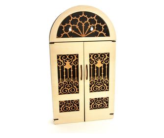 Cutie pentru chei , din lemn  39x21,5x5 cm, culoare mixta negru abanos cu maro si lemn natur