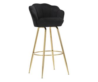 Scaun de bar vienna negrucm 55x53x110