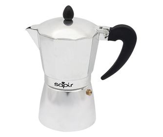 Кубинска кафеварка SAPIR SP 1173 I9, 9 чаши, Сребрист - Код G8290