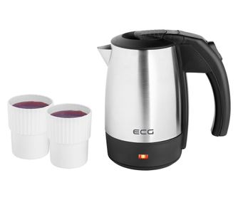 Cana electrica fierbator ECG RK 550 Travel, 0,5L, 1000W, otel inoxidabil