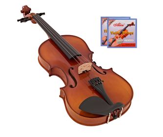 IdeallStore® drveni set za klasičnu violinu, veličina 1/8, uključena kofer i dvije rezervne žice