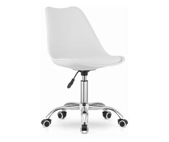 Mercaton Paris forgó irodai szék, PP és ökológiai bőr párna, 48 x 42 x 91 cm, fehér