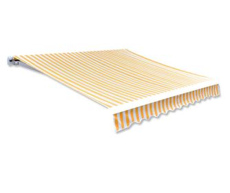 Napellenz ponyva, narancssrga-fehr, 350 x 250 cm