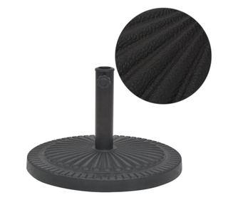 Podloga za suncobran, smola, okrugla, crna, 14 kg