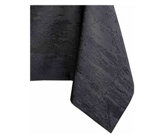 Fata de masa dreptunghiulara in relief lucios cu motiv modern, colectia Vesta, 150 g/m2, 140x500 cm, grafit