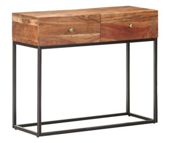 Κονσόλα, 90 x 35 x 75 εκ., μασίφ ξύλο ακακίας