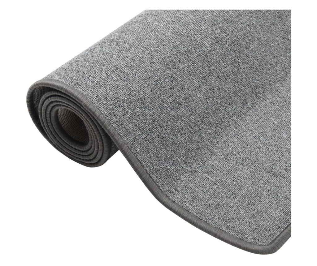 vidaXL Runner Rug, Dark Grey, 50x150 cm