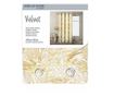 Goldenleaves bársony függöny ezüst karikákkal, 220 g/m², Amelia Home, 140x245 cm, Fehér Goldenleaves 140x245 cm thumbnail 4