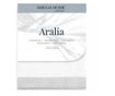 Klasszikus hímzett függöny ezüst karikákkal, Aralia, 180 g/m², Amelia Home, 140x270 cm, Fehér Aralia 140x270 cm thumbnail 4