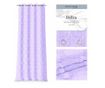 Klasszikus hímzett függöny ezüst karikákkal, Delva, 48 g/mp, Amelia Home, 140x250 cm, Lila Delva 140x250 cm thumbnail 1