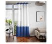 Voile és bársony függöny ezüst karikákkal, Irvette, 48 g/m², Amelia Home, 140x250 cm, Fehér Irvette 140x250 cm thumbnail 3