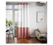 Voál és bársony függöny ezüst karikákkal, Irvette, 48 g/m2, Amelia Home, 140x270 cm, Fehér Irvette 140x270 cm thumbnail 3