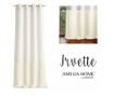 Voile és bársony függöny ezüst karikákkal, Irvette, 48 g/m², Amelia Home, 140x270 cm, Fehér Irvette 140x270 cm thumbnail 1