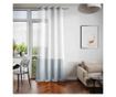 Voile és bársony függöny ezüst karikákkal, Irvette, 48 g/m², Amelia Home, 140x250 cm, Fehér Irvette 140x250 cm thumbnail 3