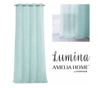 Glamour függöny ezüst karikákkal, Lumina, 100 g/m², Amelia Home, 140x250 cm, Világoskék 140x250 cm thumbnail 2