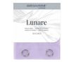 Klasszikus hímzett függöny ezüst karikákkal, Lunare, 48 g/m², Amelia Home, 140x270 cm, Lila Lunare 140x270 cm thumbnail 4