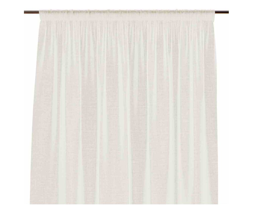 Klasszikus hímzett függöny rúdbújtatóval, Lunare, 48 g/m², Amelia Home, 140x270 cm, Cream Lunare 140x270 cm - 5
