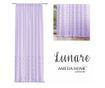 Klasszikus hímzett függöny rúdbújtatóval, Lunare, 48 g/m², Amelia Home, 140x250 cm, Lila Lunare 140x250 cm thumbnail 2